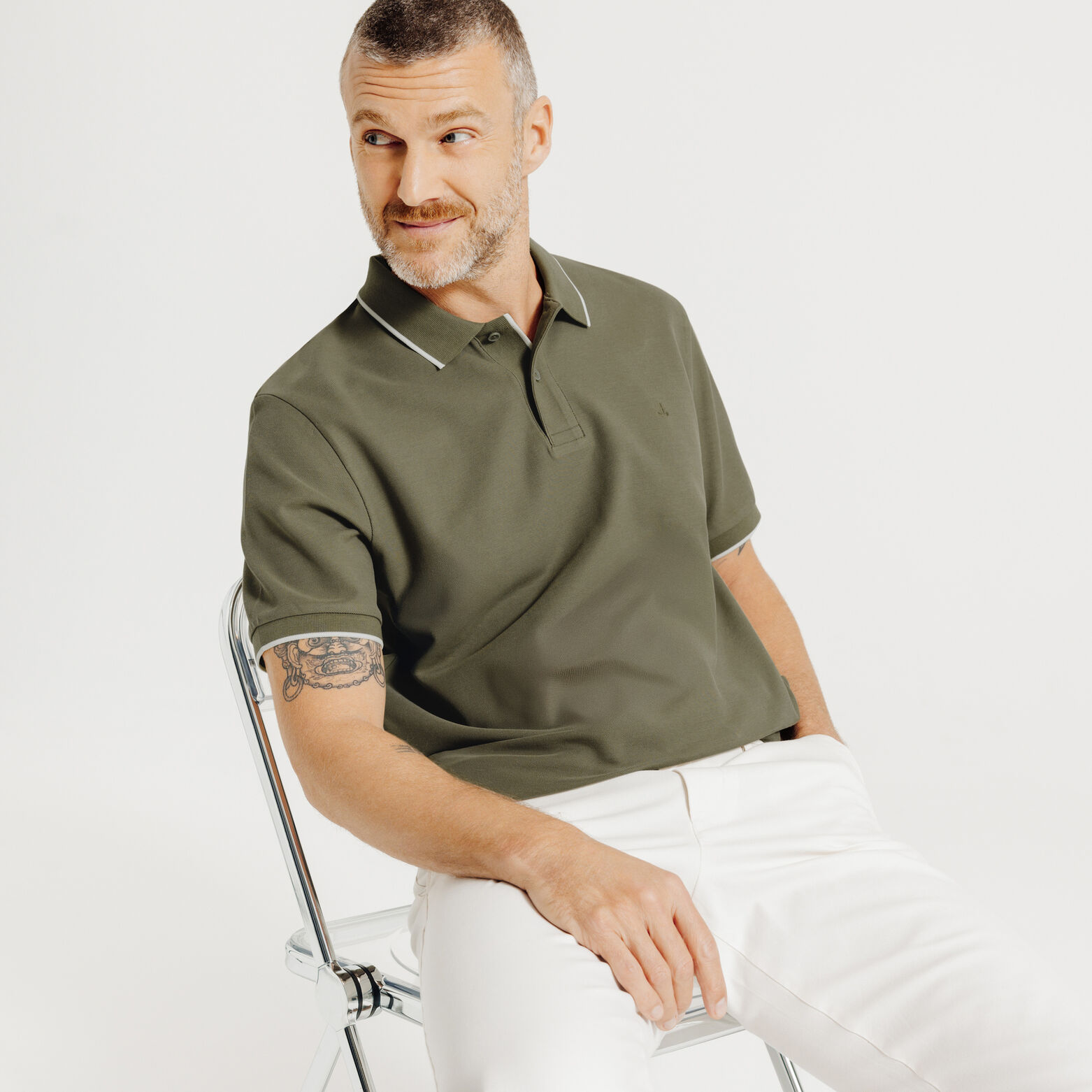 Polo manches courtes uni "le parfait by JULES"