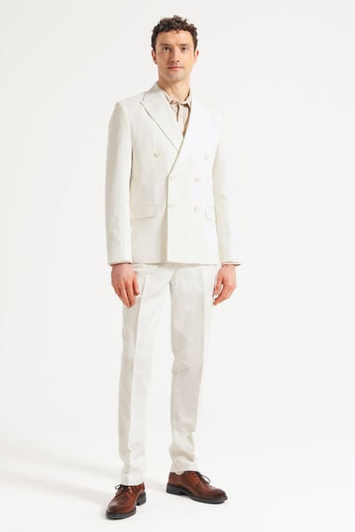 Costume 2 pi&egrave;ces confort - Blanc