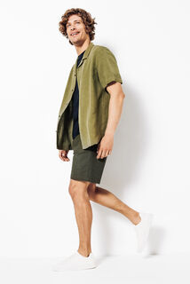 Bermuda en coton lin