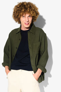 Surchemise en gaze de coton unie