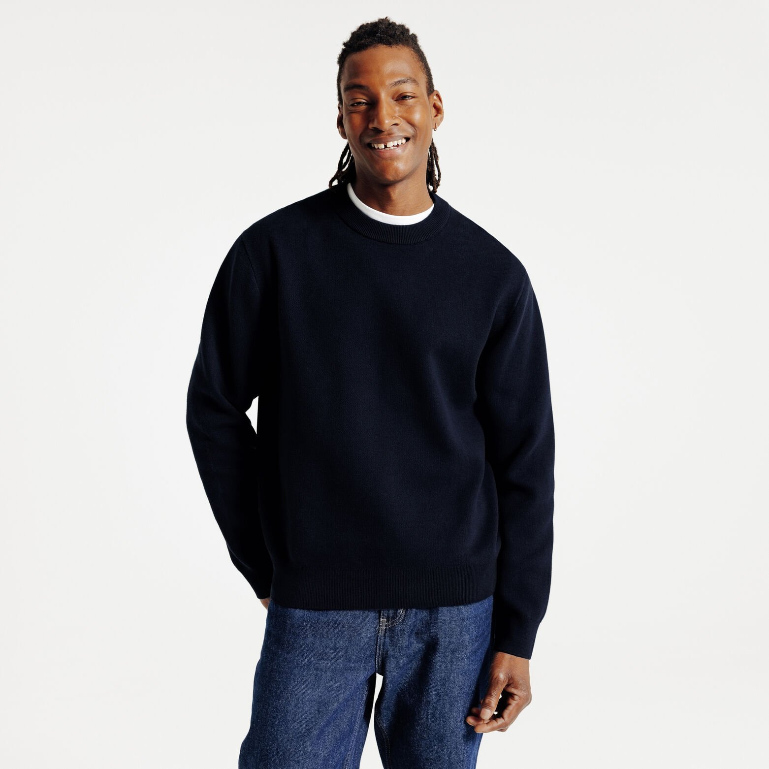 Pull col rond &eacute;pais