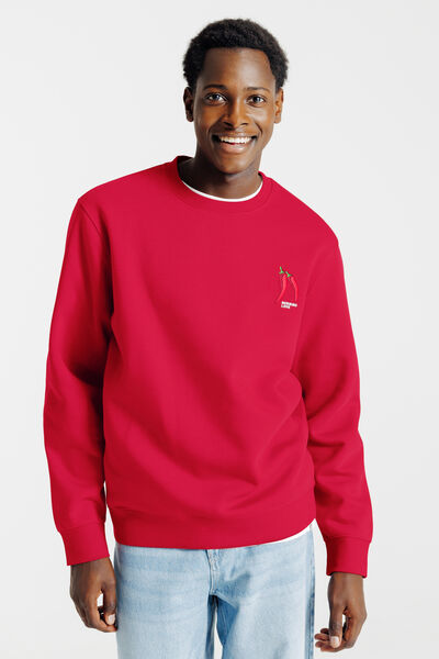 Sweat col rond animation Saint-Valentin