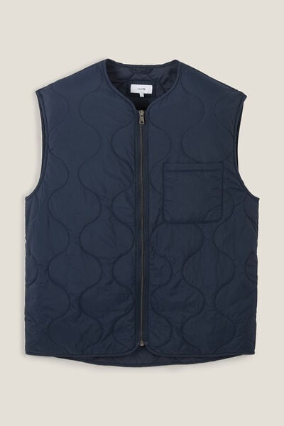 Doudoune sans manche légère matelassée