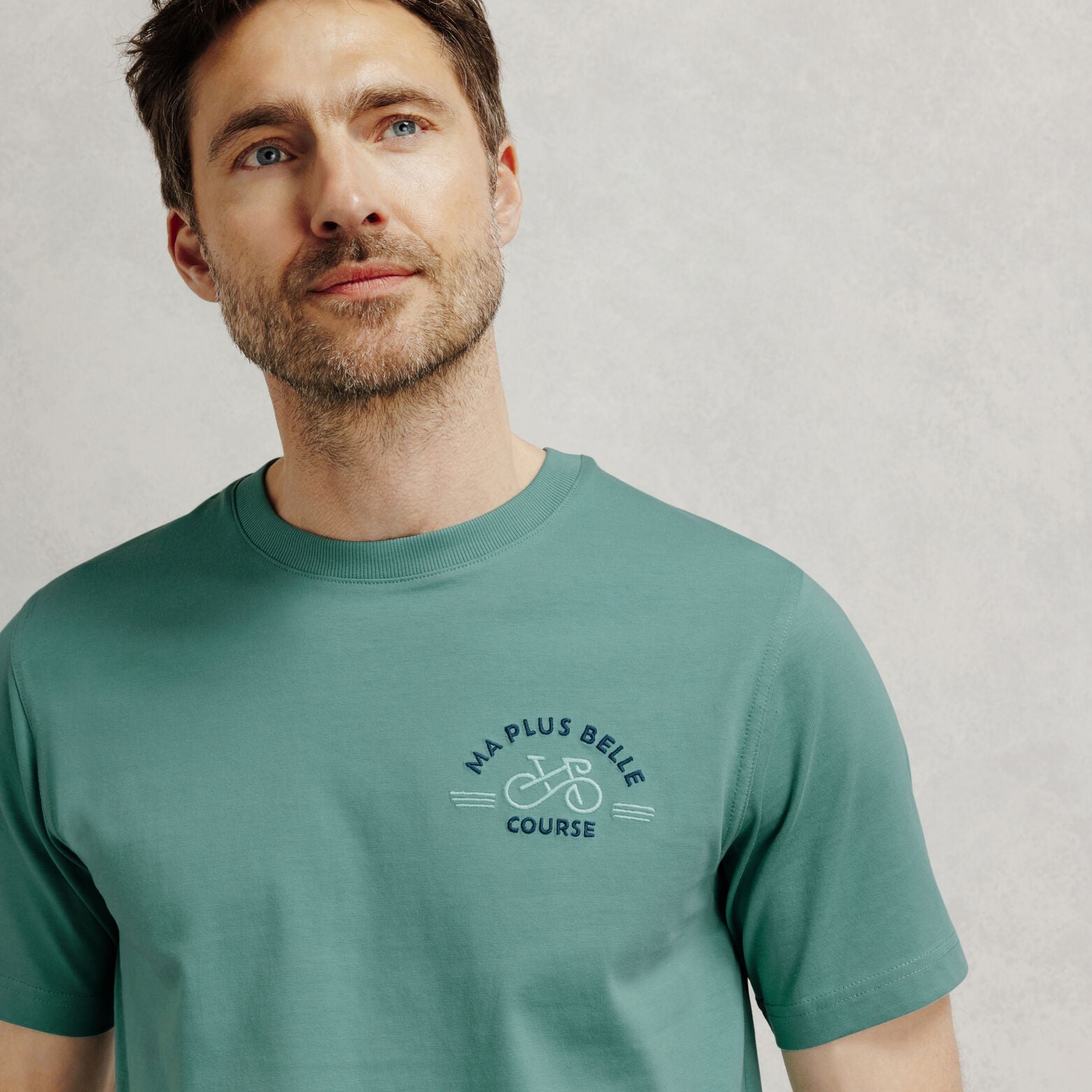 Tee shirt brod&eacute; licence Tour de France