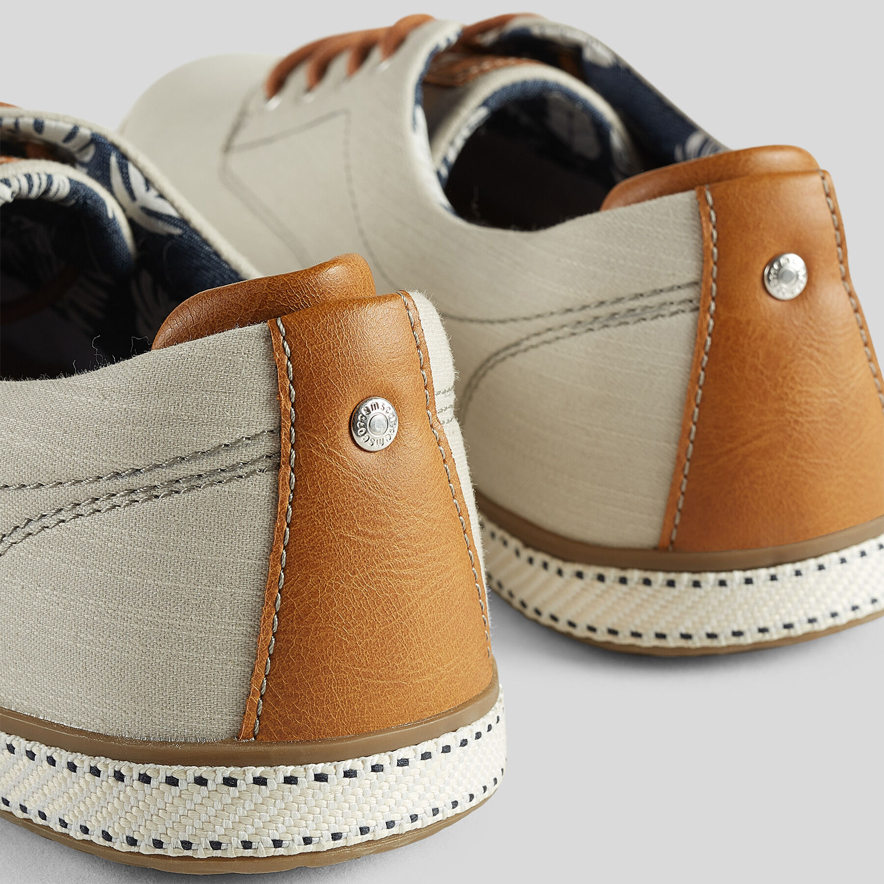 Baskets en toile semelle corde Blanc Casse | Jules