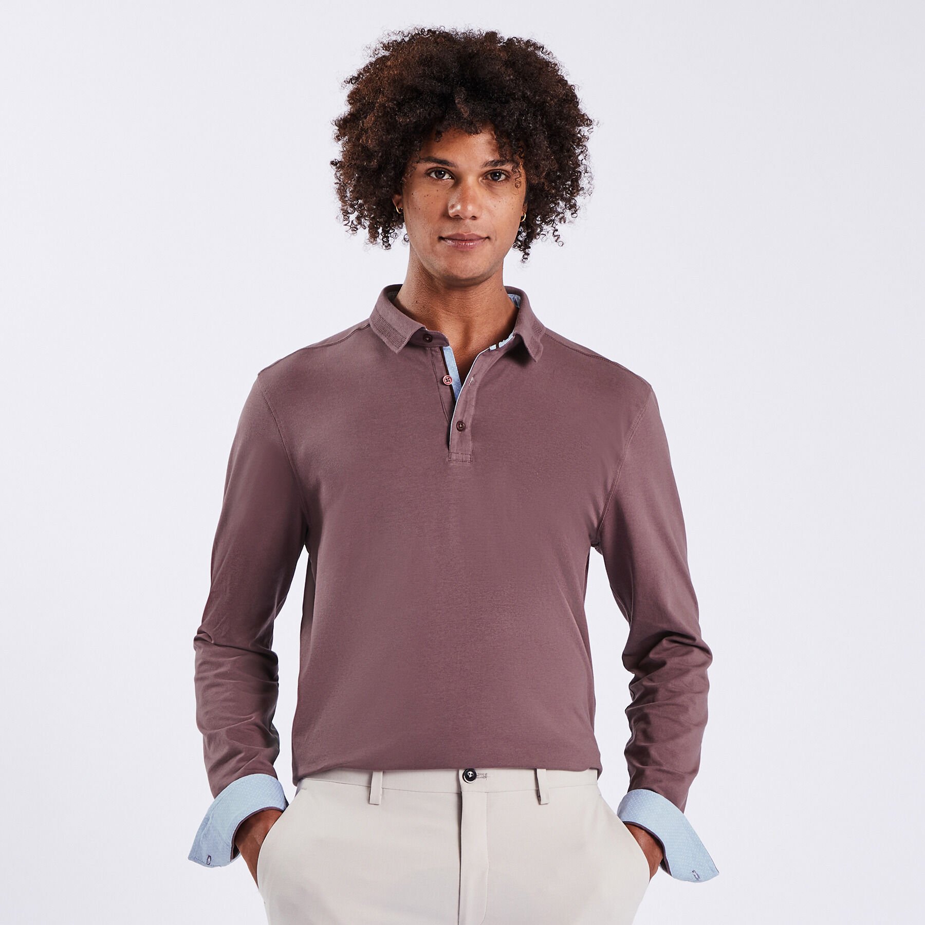 Brice polo manches new arrivals longues