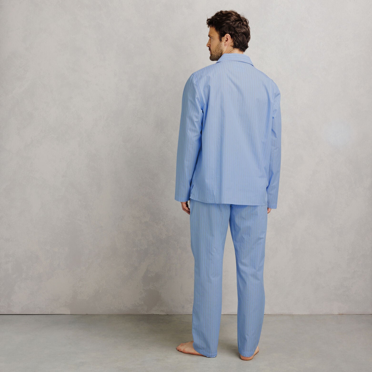 Gestreept pyjamaset