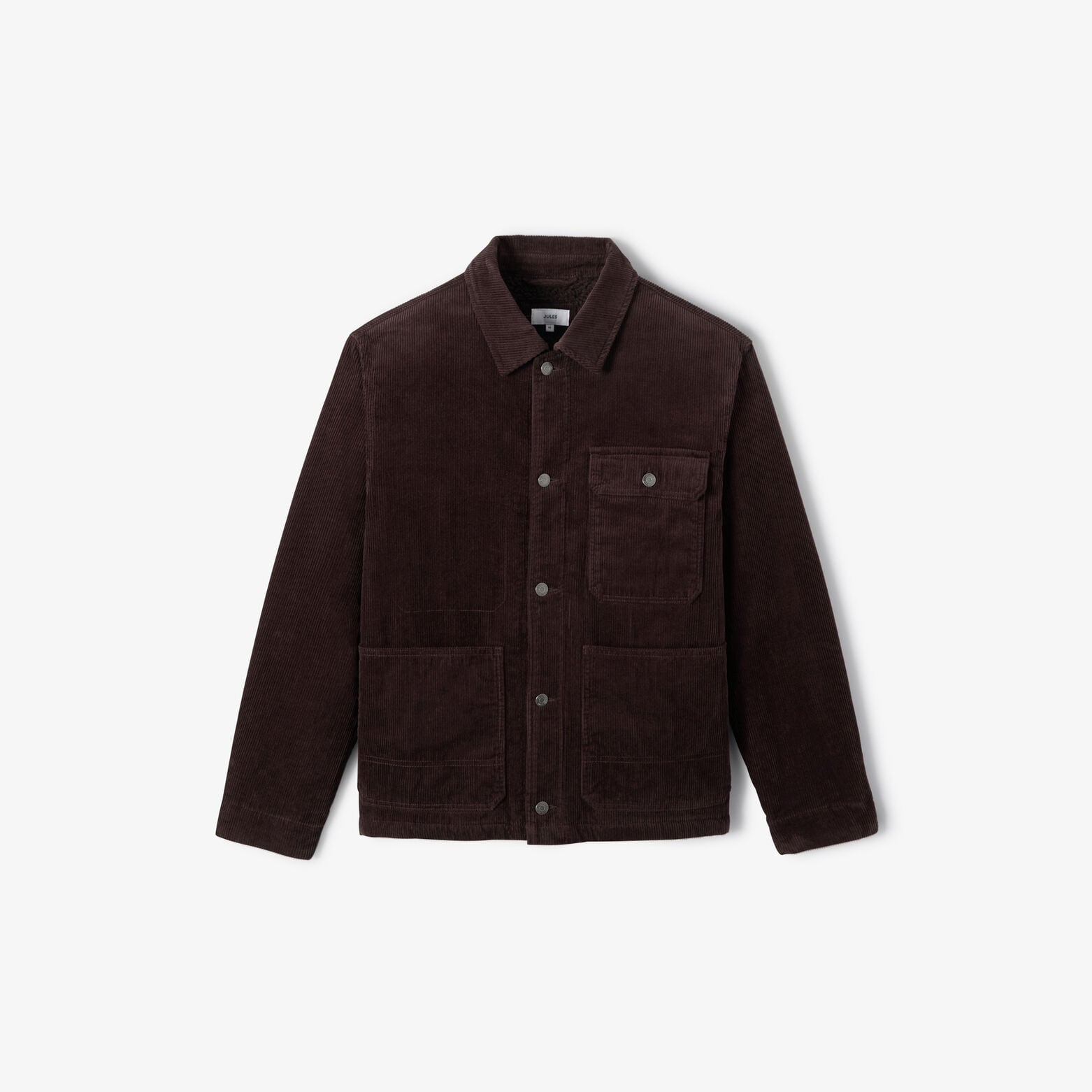 Veste velours int&eacute;rieur en sherpa