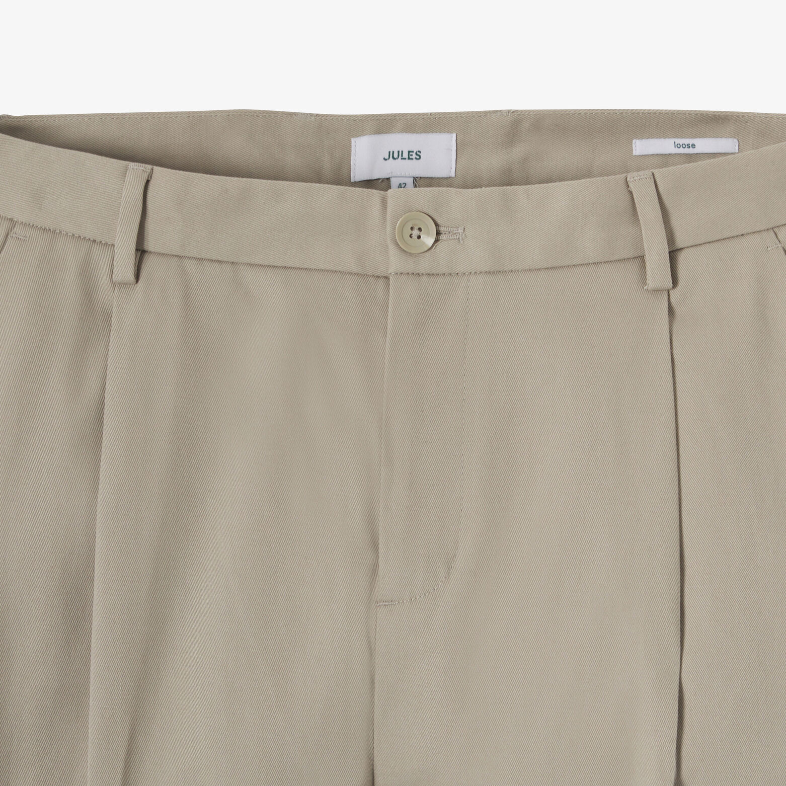 Pantalon chino loose à plis