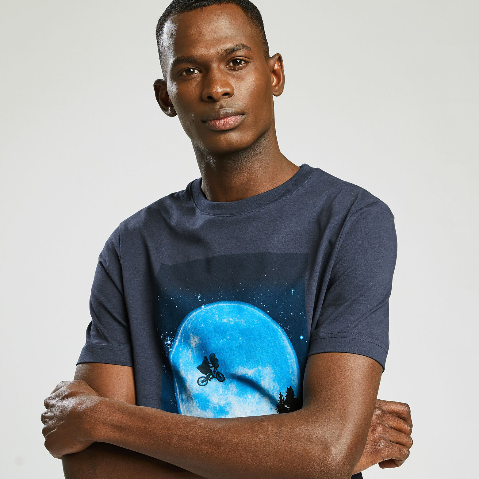 Tee shirt E.T l'Extraterrestre Bleu Marine Jules BE