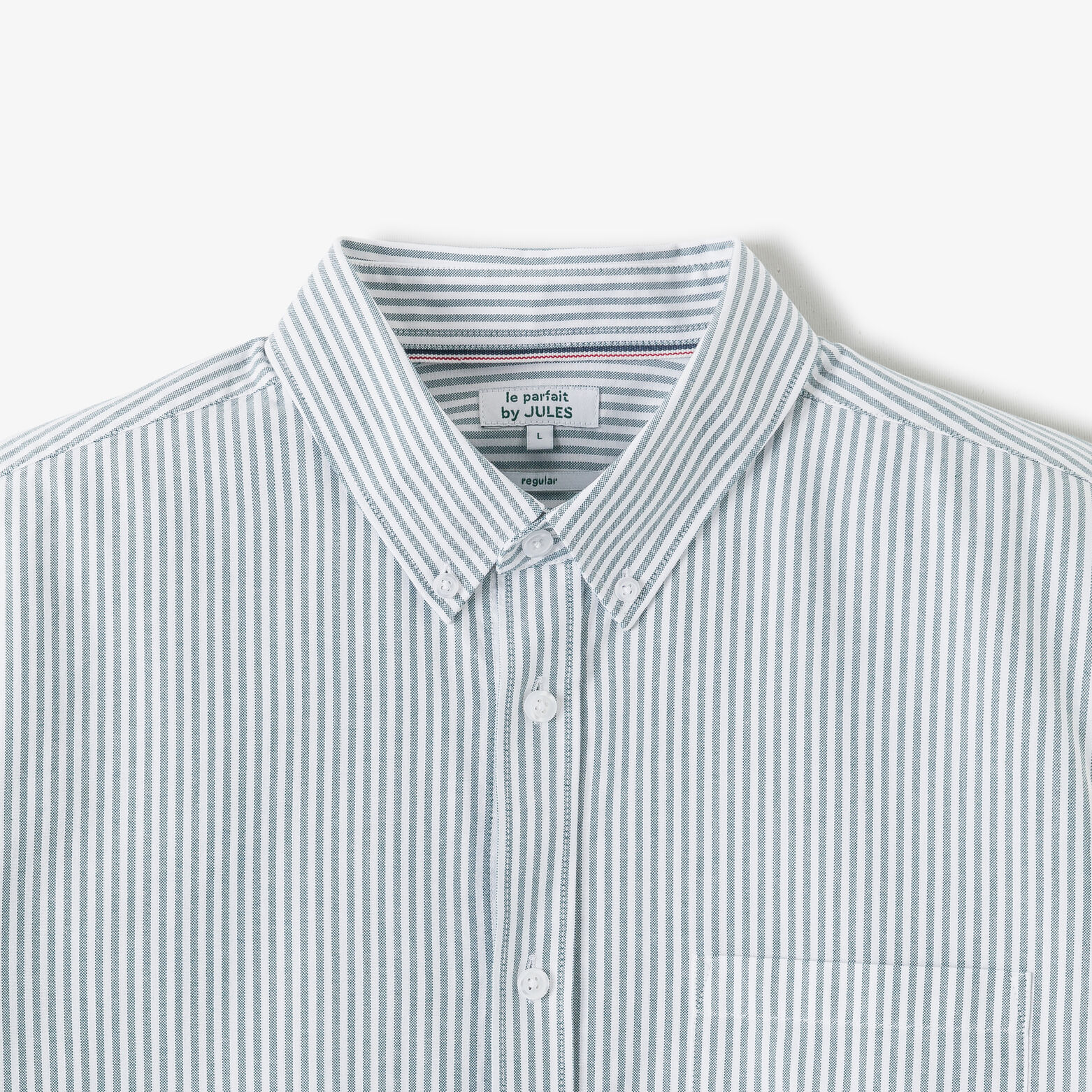Chemise oxford ray&eacute;e "le parfait by JULES"