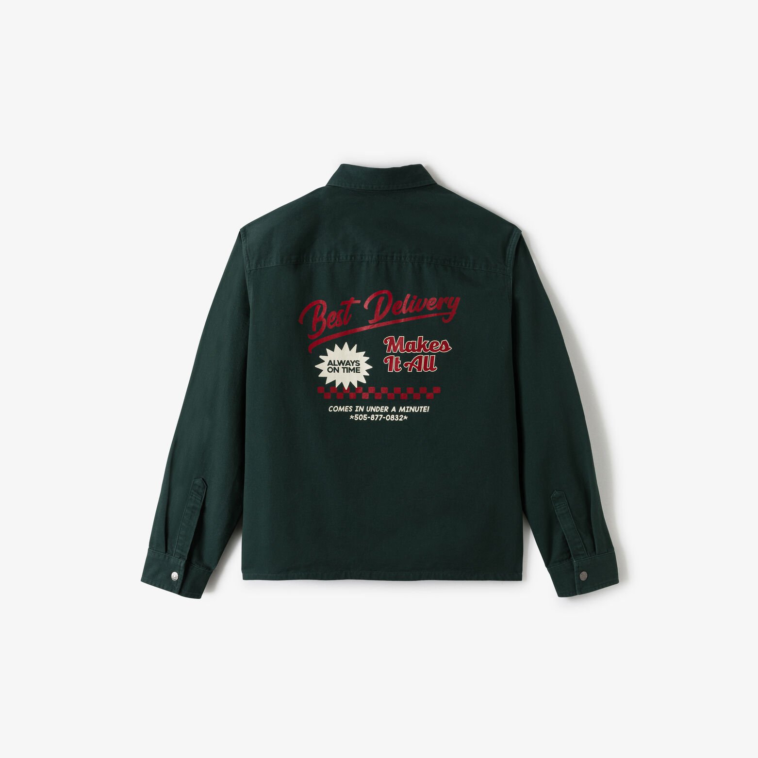 Surchemise en coton imprim&eacute;e