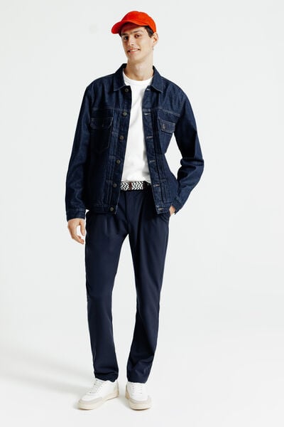 T-shirt in wafelstof