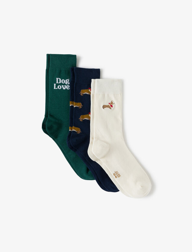 Coffret 3 paires de chaussettes fantaisies