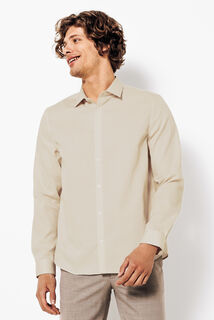Chemise sans repassage en coton