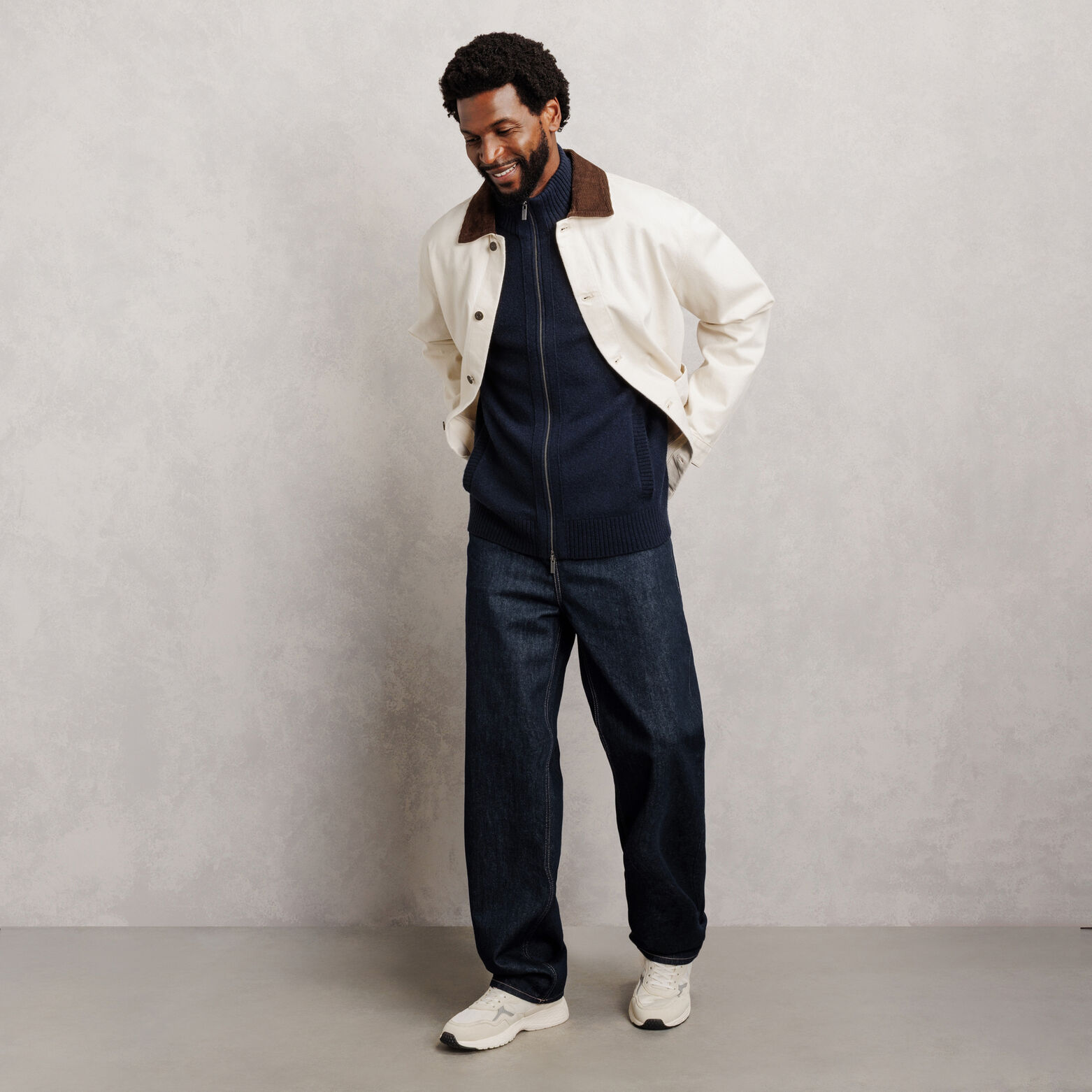 Jean baggy brut 100% coton