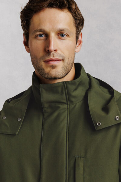 Parka longue &agrave; capuche amovible
