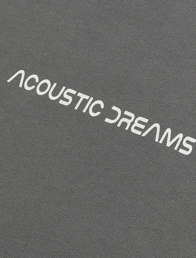 Sweat col rond imprimé devant et dos