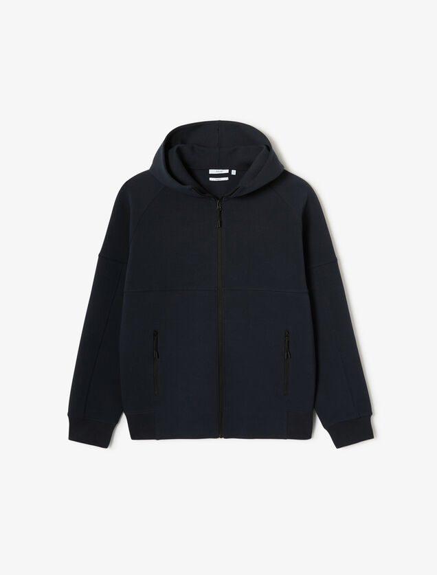 Veste capuche zipp&eacute;e