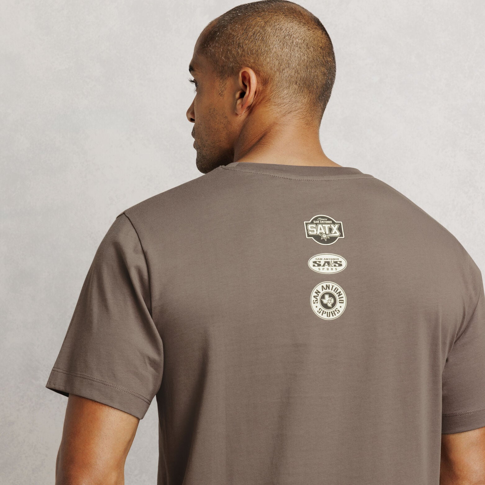 T-shirt met opdruk San Antonio Spurs NBA-licentie