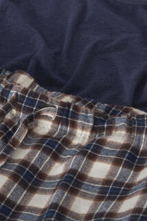 Ensemble pyjama en flanelle &agrave; carreaux