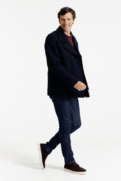 Pull col rond mousseux