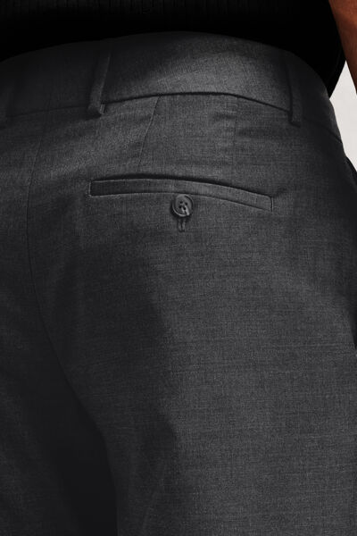 Pantalon chino tapered avec revers