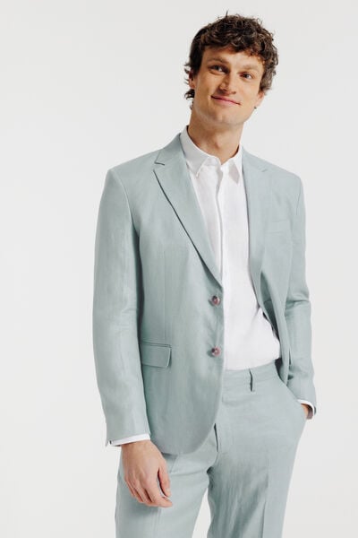 Veste de costume confort en lin