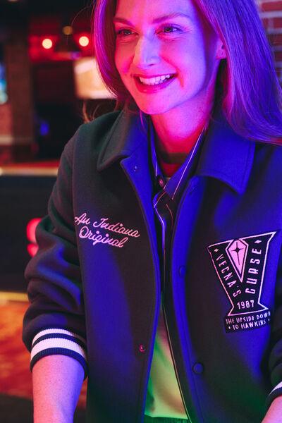 Blouson universitaire licence Stranger Things