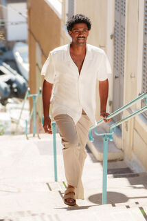 Chemisette en TENCEL¿ Lyocell col requin