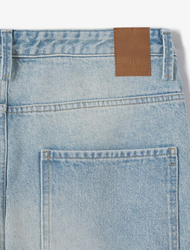 Lange denim bermuda