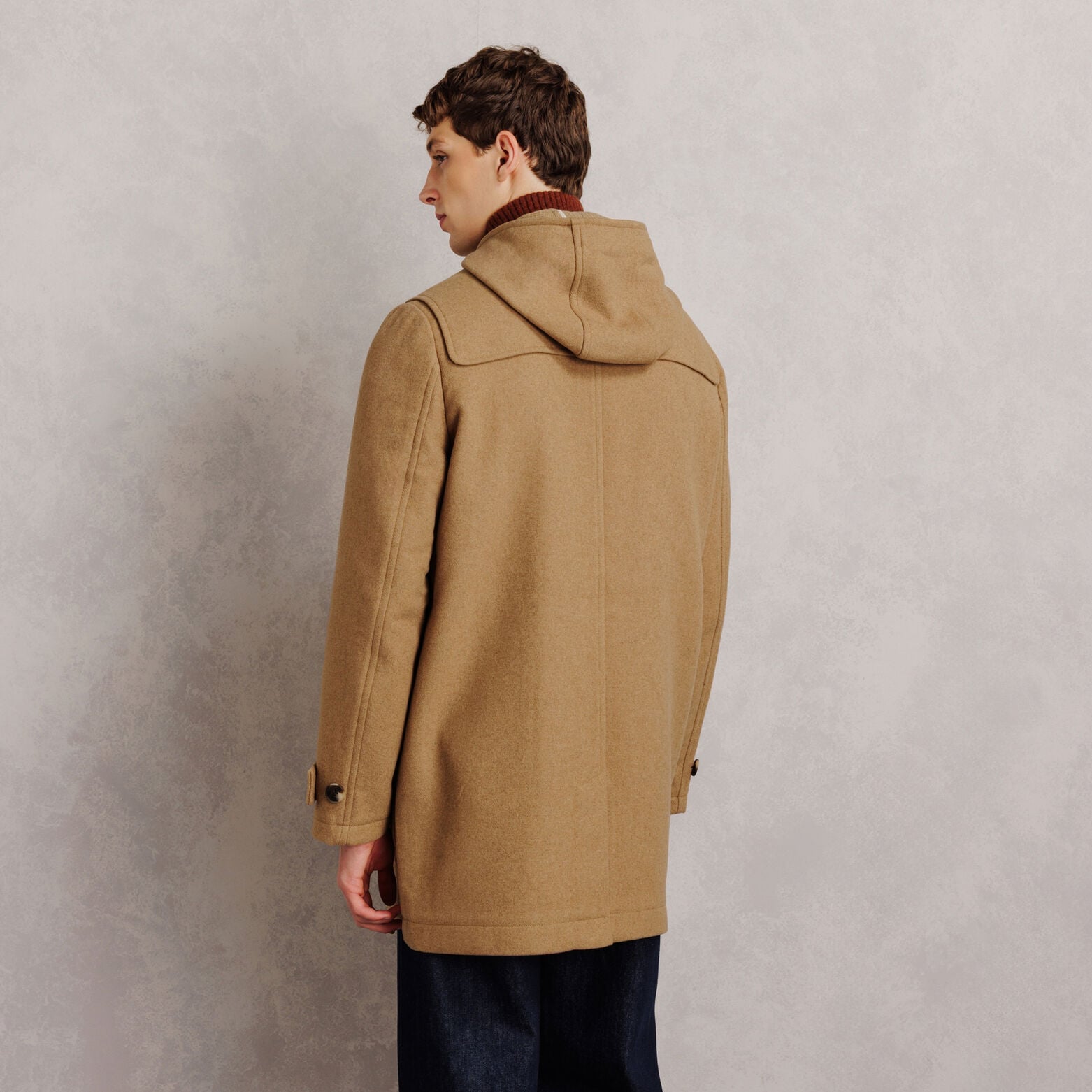 Manteau style duffle-coat avec capuche