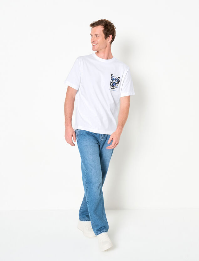 Tee shirt licence Basquiat