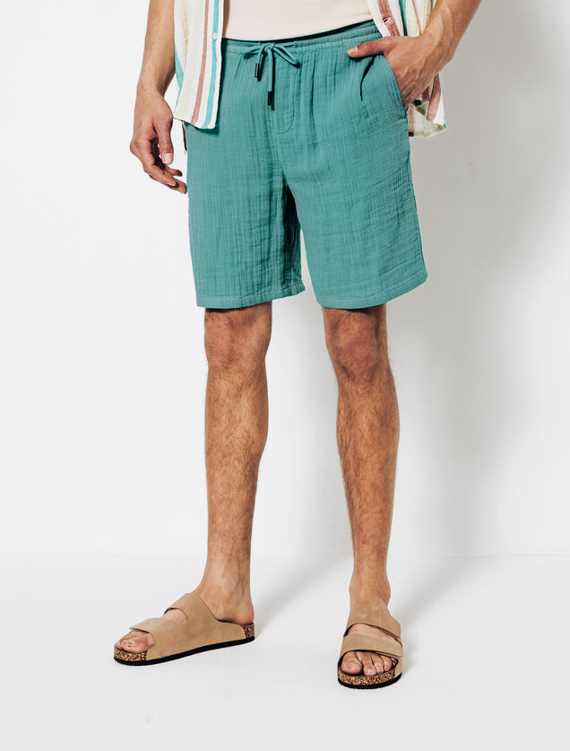 Short en gaze de coton