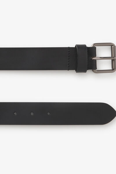 Ceinture large en cuir