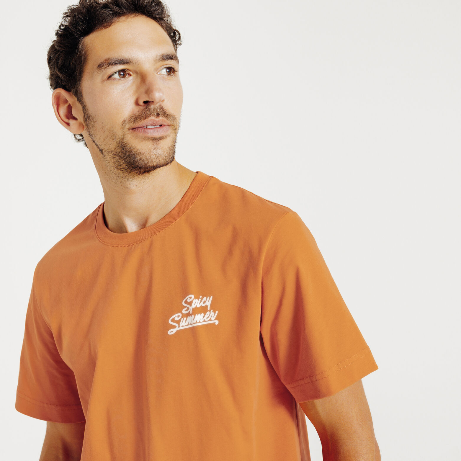 Tee shirt imprimé cocktail devant et dos