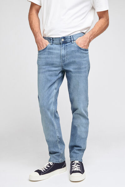 Straight jeans, blauw