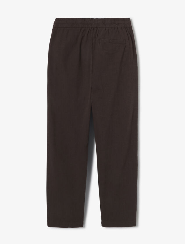 Pantalon loose matière texturée