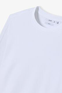 Sweat col rond texturé