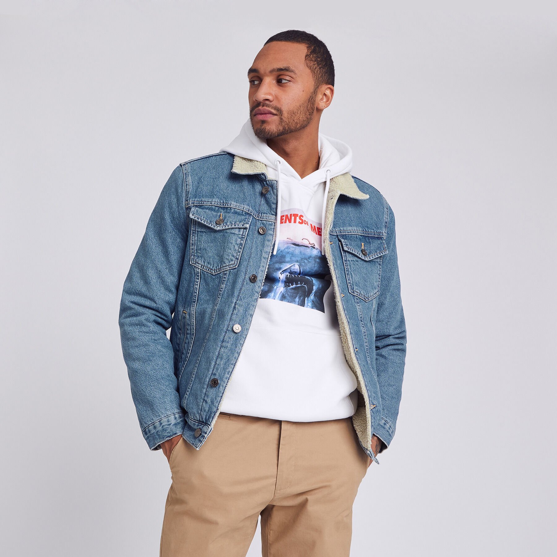 Veste en jean homme jules