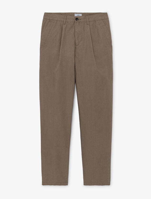 Pantalon large à plis