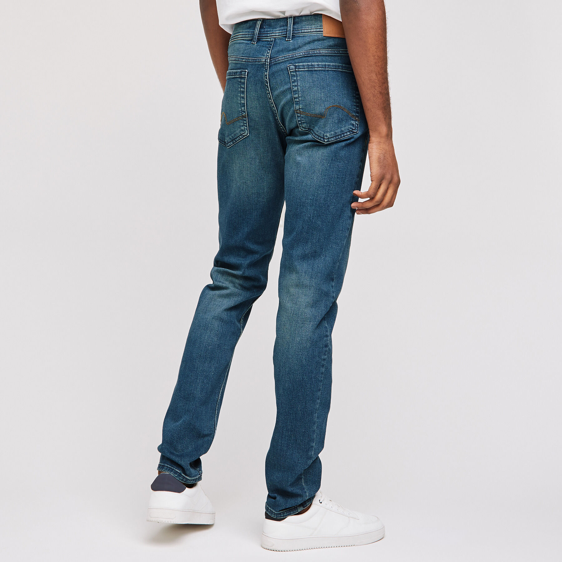 Pantalon Homme Droit (straight) Noir Jules - Taille 38 - Entrejambe 85cm - Coton Mixte - Occasion Excellent état