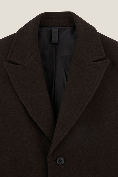 Manteau long hiver en lainage