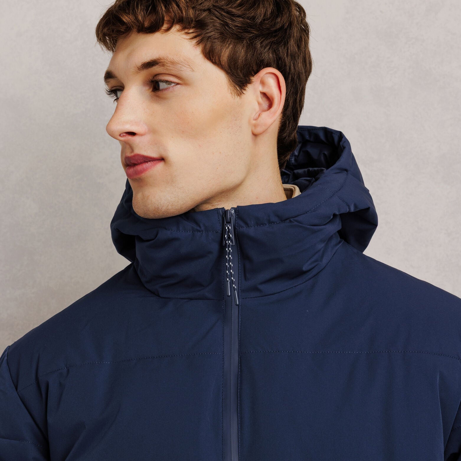 Doudoune &agrave; capuche mati&egrave;re waterproof