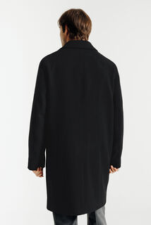 Manteau hiver long col tailleur