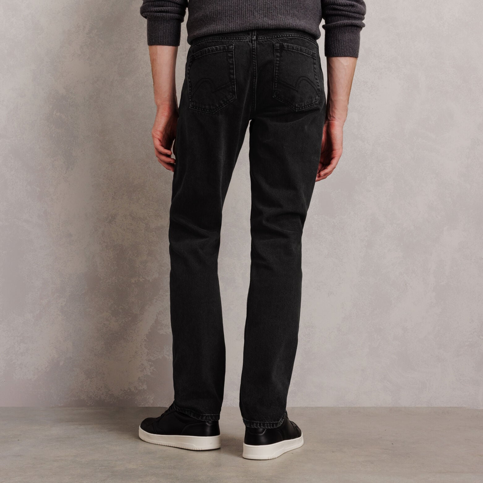 Jean straight 4 longueurs 100% coton