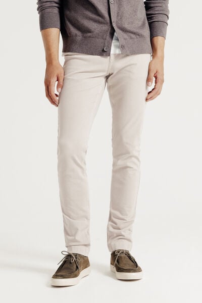 Pantalon 5 poches slim mati&egrave;re bi-stretch