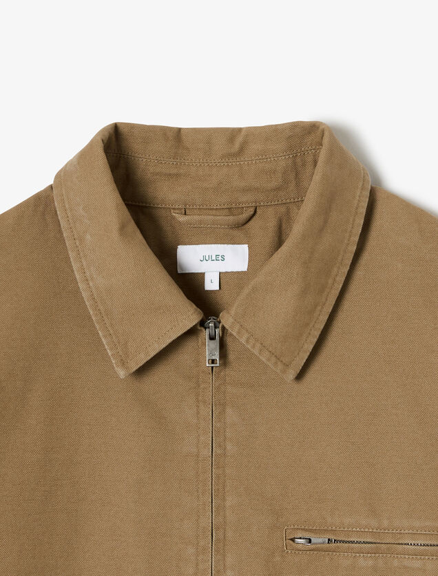 Blouson mi-saison col chemise