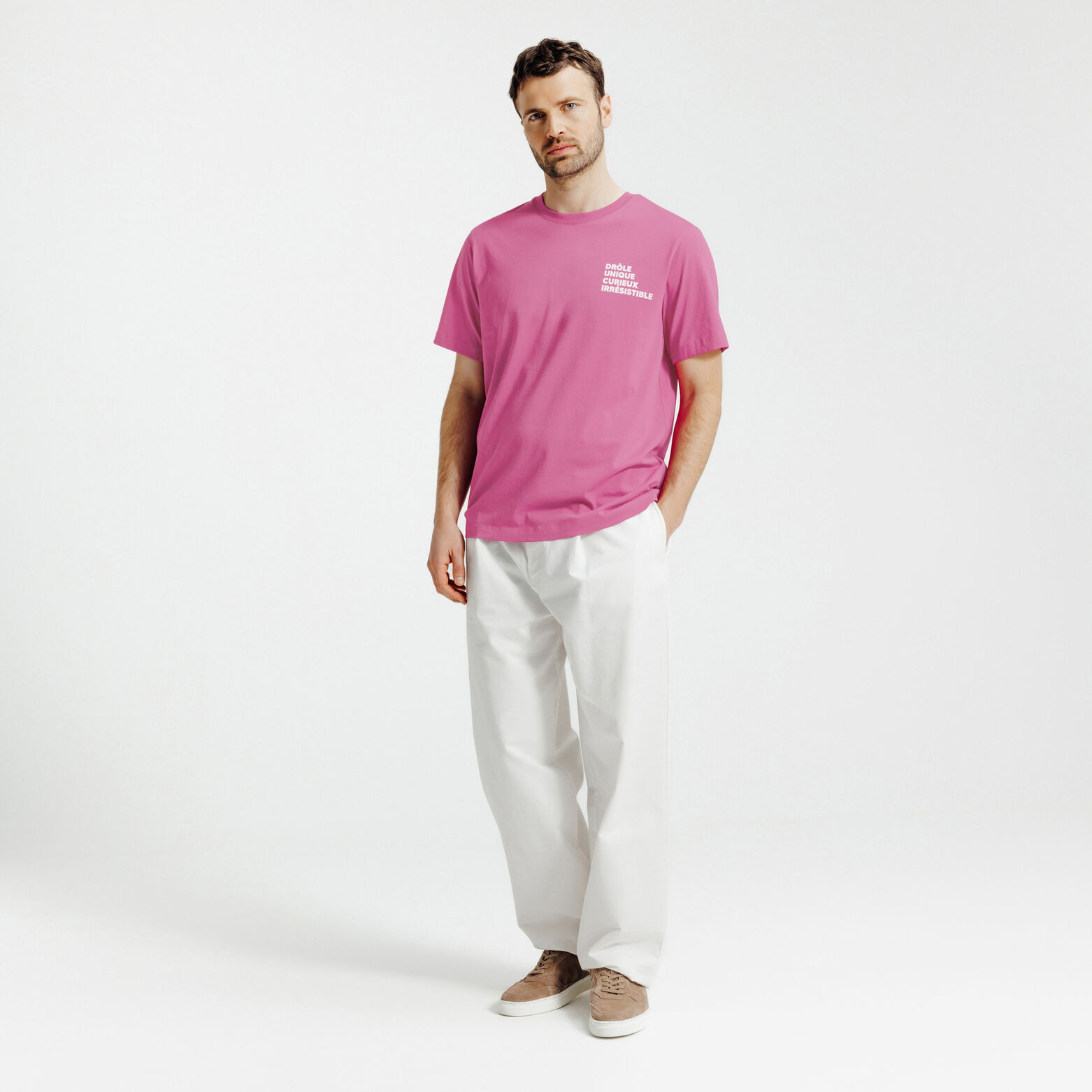 Tee shirt f&ecirc;te des p&egrave;res imprim&eacute; poitrine