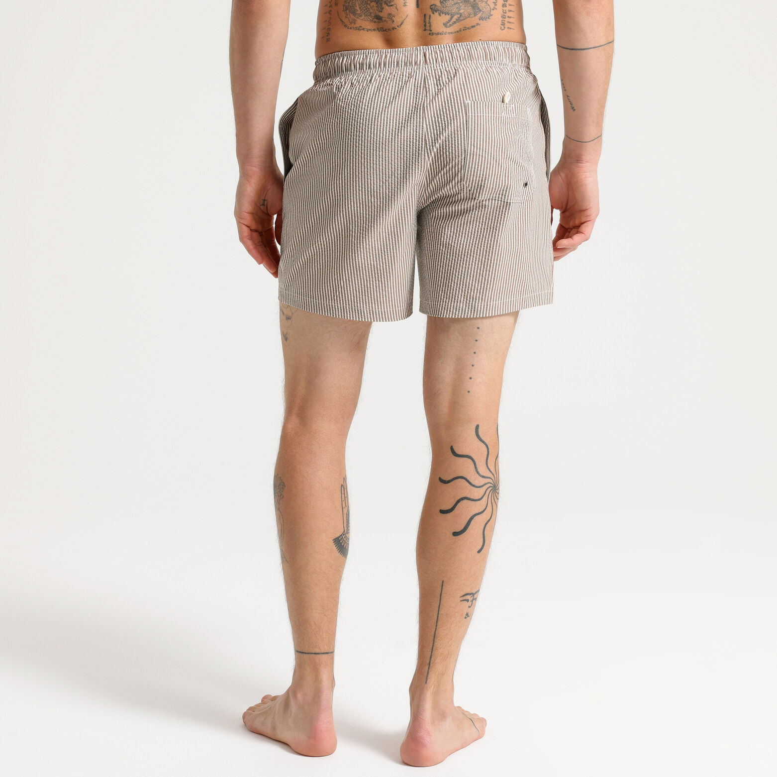 Maillot de bain seersucker ray&eacute;